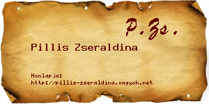 Pillis Zseraldina névjegykártya